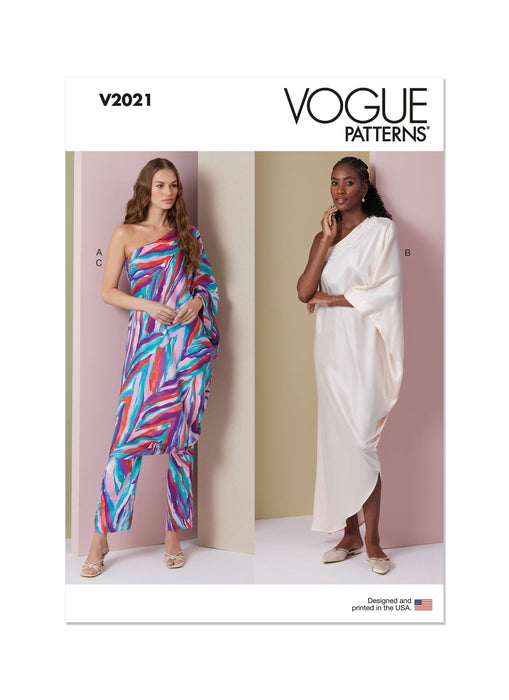 Patron Vogue - Pantalon, Robe Patron Vogue 