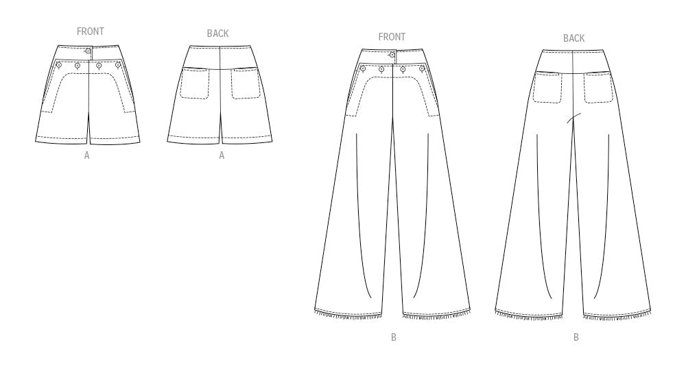 Patron Vogue - Pantalon, Short Patron Vogue 