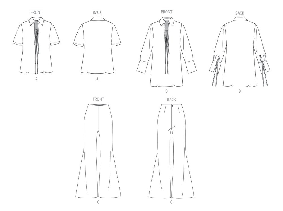 Patron Vogue - Pantalon, Tunique Patron Vogue 