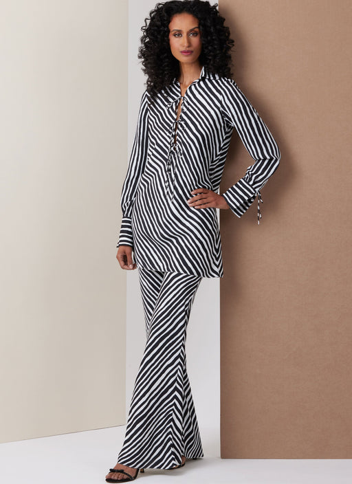Patron Vogue - Pantalon, Tunique Patron Vogue 