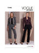 Patron Vogue - Pantalon, Veste Patron Vogue 