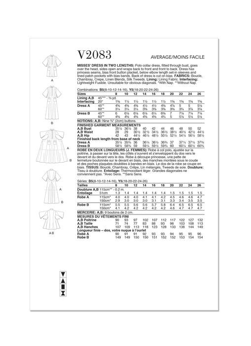 Patron Vogue - Polo, Robe Patron Vogue 