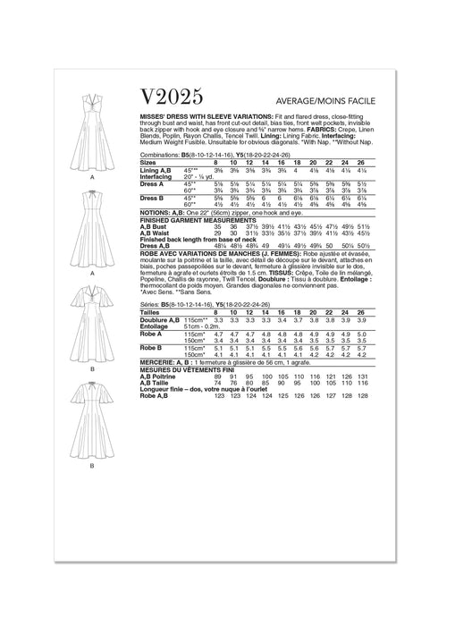 Patron Vogue - Robe Patron Vogue 