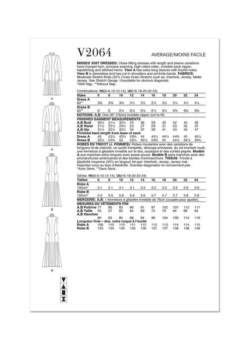 Patron Vogue - Robe Patron Vogue 