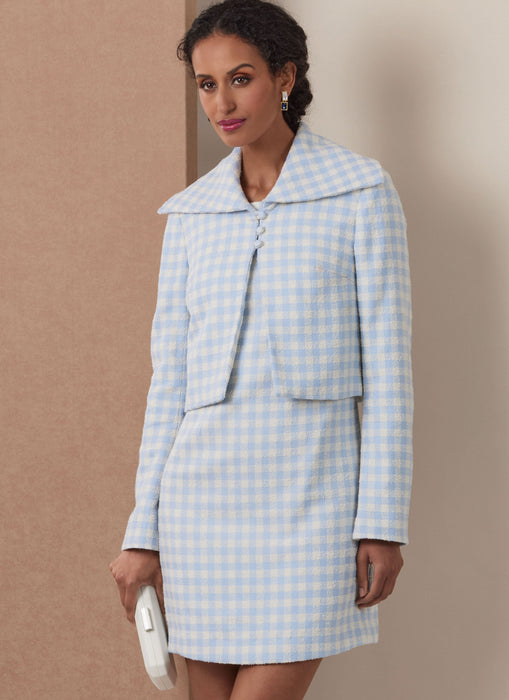 Patron Vogue - Robe, Veste Patron Vogue 