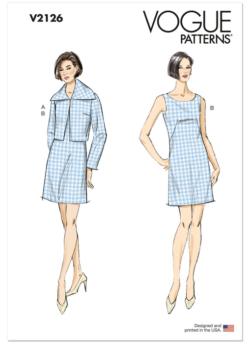 Patron Vogue - Robe, Veste Patron Vogue 