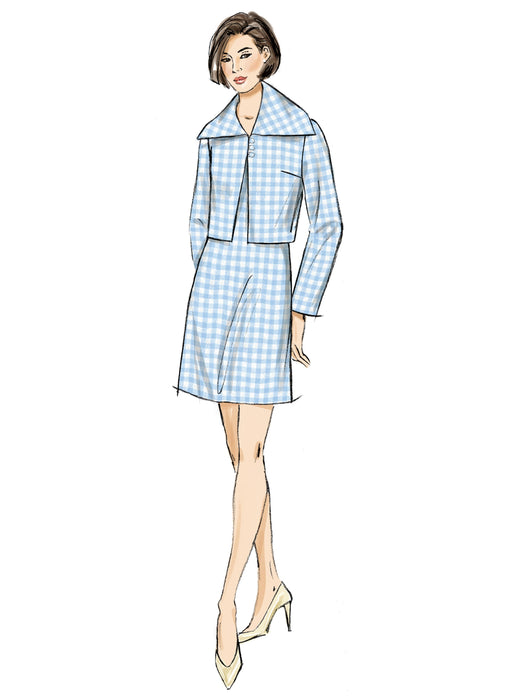 Patron Vogue - Robe, Veste Patron Vogue 