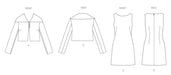 Patron Vogue - Robe, Veste Patron Vogue 