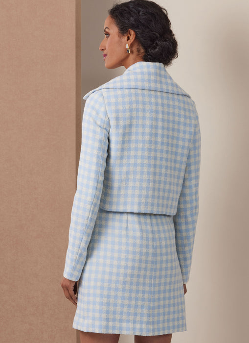 Patron Vogue - Robe, Veste Patron Vogue 