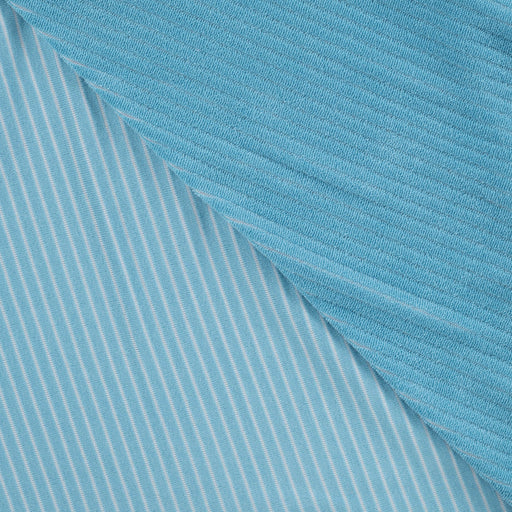 Pico Terry Corduroy Aqua Tissus Quality Textiles 