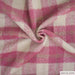 Plaid Brushed Coat Roses Tissus Katia 