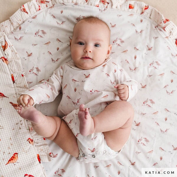 Poplin Little Birds Tissus Katia 