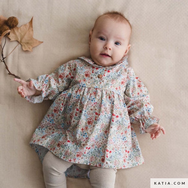 Poplin Micro Wild Flowers Tissus Katia 