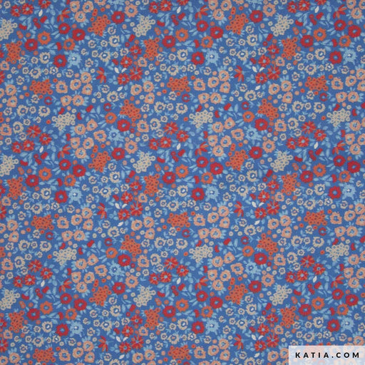 Poplin Small Flowers Tissus Katia 