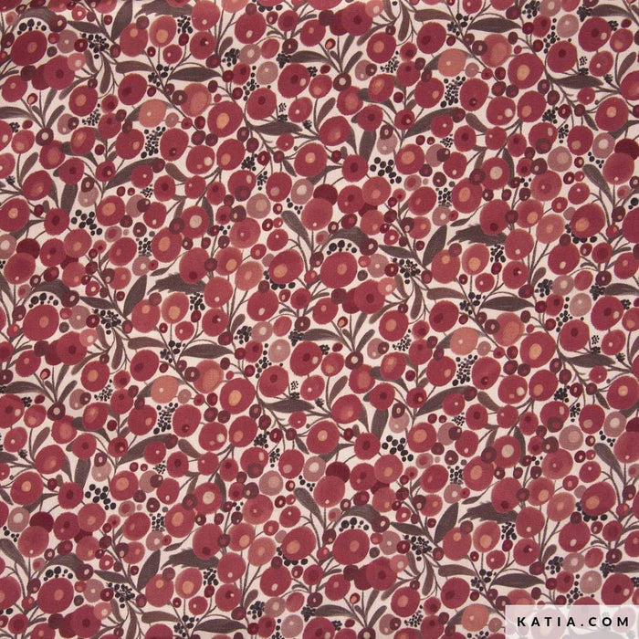 Poplin Wild Fruits Tissus Katia 