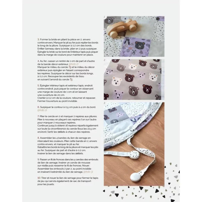 PREMIER TROUSSEAU DE BEBE A COUDRE - UN PETIT BOUT DE FIL Livre Les éditions de saxe 