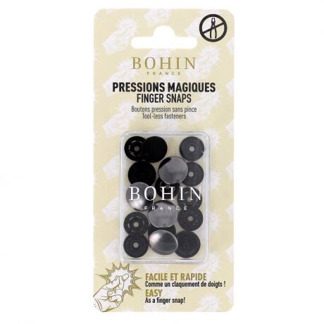 Pression magique couleur métal - Bohin Mercerie Bohin Canon de fusil 