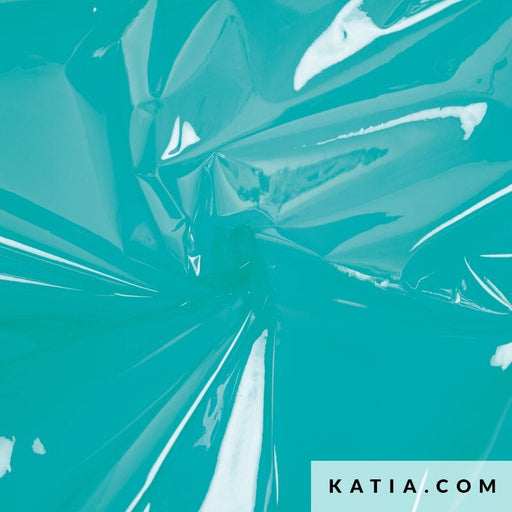 PVC Translucent - Turquoise Tissus Katia 