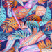 Rayon Print Voile Tortoise Leaves Tissus Katia 