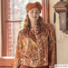 Satin Jacquard Print Vintage Epoque Tissus Katia 