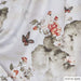 Satin Jacquard Print Winter Gardenias Tissus Katia 