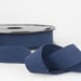 Sergé de coton 11mm Rubanerie Stéphanoise 23 - Bleu marine 