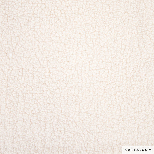 SHERPA FABRIC Cream Tissus 3Bcom 