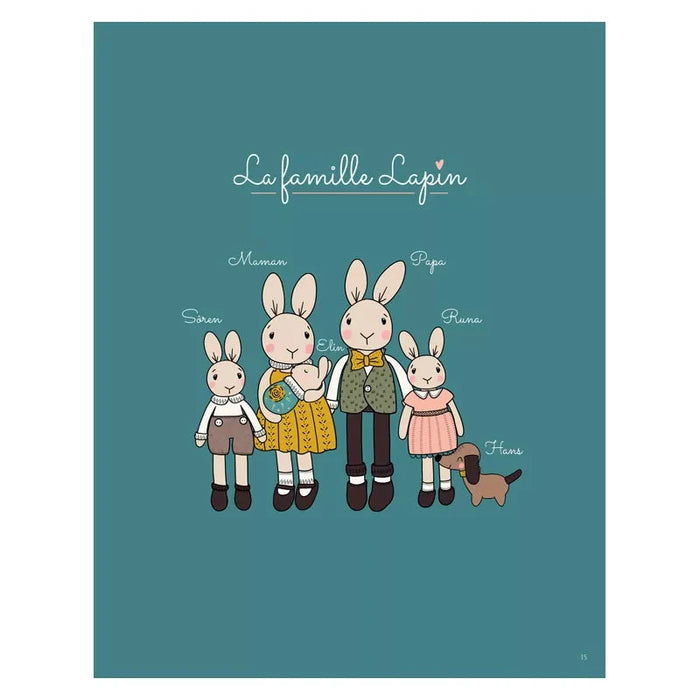 TENDRES FAMILLES AU CROCHET 6 FAMILLES D'ANIMAUX & LEURS ACCESSOIRES Livre Les éditions de saxe 