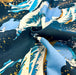 Tissu Japonais - Grande Vague Hokusai Bleu Marine - NAKA FABRICS Tissus Naka Fabrics 