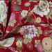 Tissu Japonais - Jardin Précieux sur Rouge Bordeaux - NAKA FABRICS Tissus Naka Fabrics 