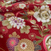 Tissu Japonais - Jardin Précieux sur Rouge Bordeaux - NAKA FABRICS Tissus Naka Fabrics 