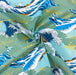 Tissu Japonais - Vagues Hokusai Bleu Ciel et Or - NAKA FABRICS Tissus Naka Fabrics 