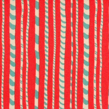 Tissu Liberty Fabrics - Patch candy cane stripe Tissus Liberty Fabrics 