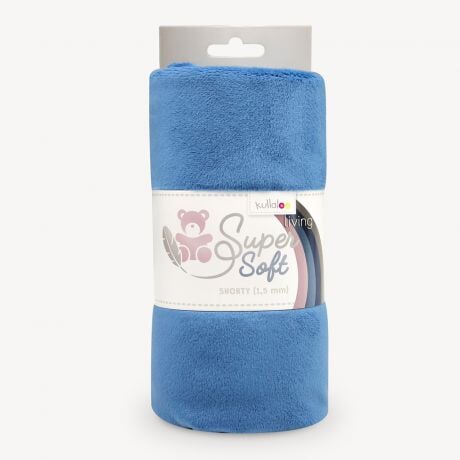 Tissu peluche Kullaloo shorty 1.5 mm Bleu Tissus Kullaloo 