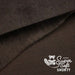 Tissu peluche Kullaloo shorty 1.5 mm Chocolat Tissus Kullaloo 