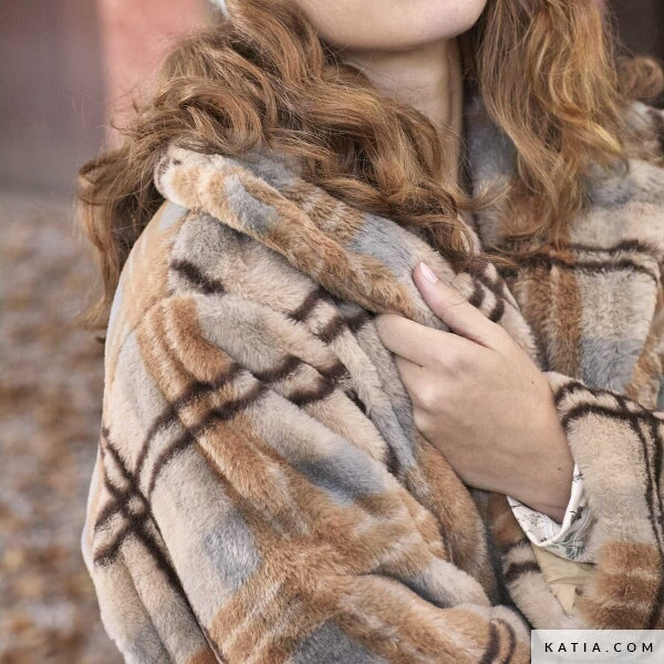 Tissu Vegan Fur Print Tissus Katia 