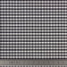 Tissu vichy popeline coton 3/3mm noir Tissus 3Bcom 