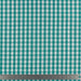 Tissu vichy popeline coton 6/6mm emeraude Tissus 3Bcom 