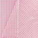 Tissu vichy popeline coton 6/6mm Rose Tissus 3Bcom 