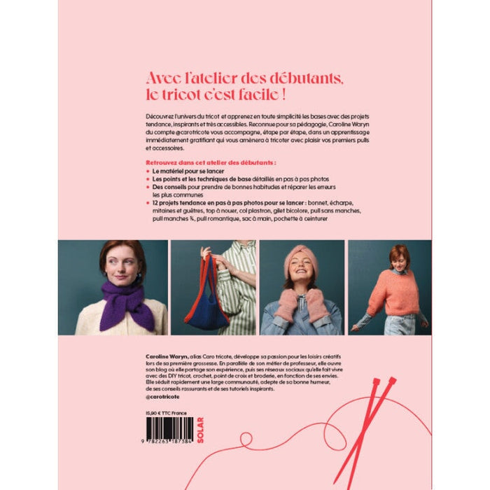 TRICOT - L'ATELIER DES DEBUTANTS Livre Solar 