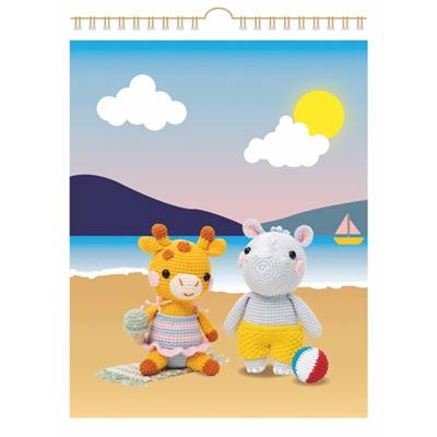 UNE ANNEE EN AMIGURUMIS - 24 ADORABLES PERSONNAGES A CROCHETER Livre Les éditions de saxe 