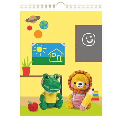 UNE ANNEE EN AMIGURUMIS - 24 ADORABLES PERSONNAGES A CROCHETER Livre Les éditions de saxe 