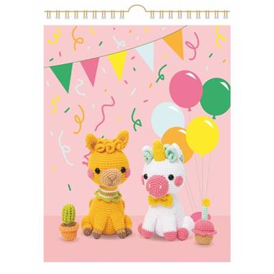UNE ANNEE EN AMIGURUMIS - 24 ADORABLES PERSONNAGES A CROCHETER Livre Les éditions de saxe 