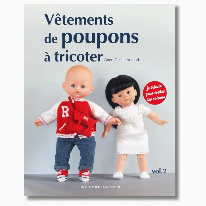 VETEMENTS DE POUPONS A TRICOTER VOL 2 Livre Un dimanche après midi 