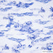 Viscose Print Blue Birds Sea Tissus Katia 