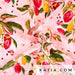 Viscose SS Print Cocoa Fruit Tissus Katia 
