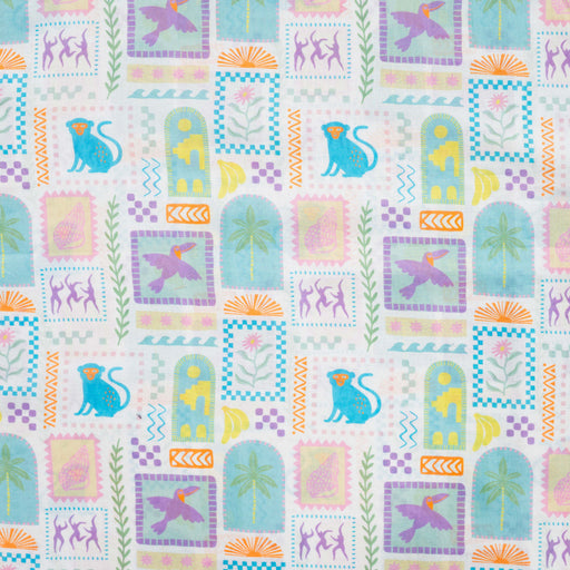 Voile de coton imprime Tissus Katia 