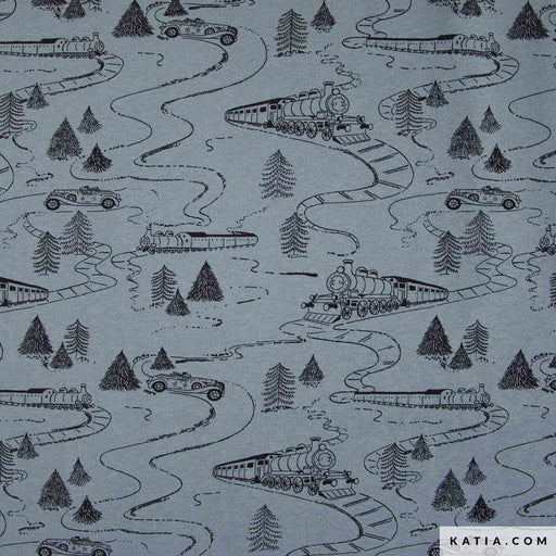 Winter Sweat Vintage trains Tissus Katia 