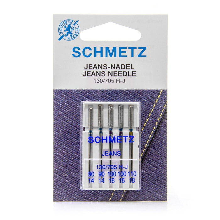 Aiguille machine - Talon plat - Assortiment Jeans n°90/14 à n°110/18 - Schmetz Mercerie Schmetz 