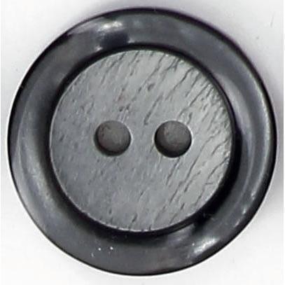 Bouton 2 trous - Bourrelet mat et brillant - Taille 15 et 22mm Bouton Belly Button 21 15mm 